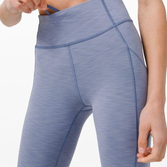 Lululemen Invigorate High-Rise Tight in Heathered Weather Drop - Picture 3 of 9